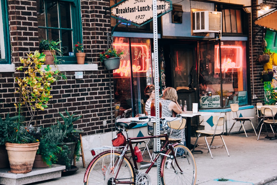 Photo Coffee shop exterior